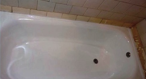 Реставрация ванны жидким акрилом | Железнодорожный